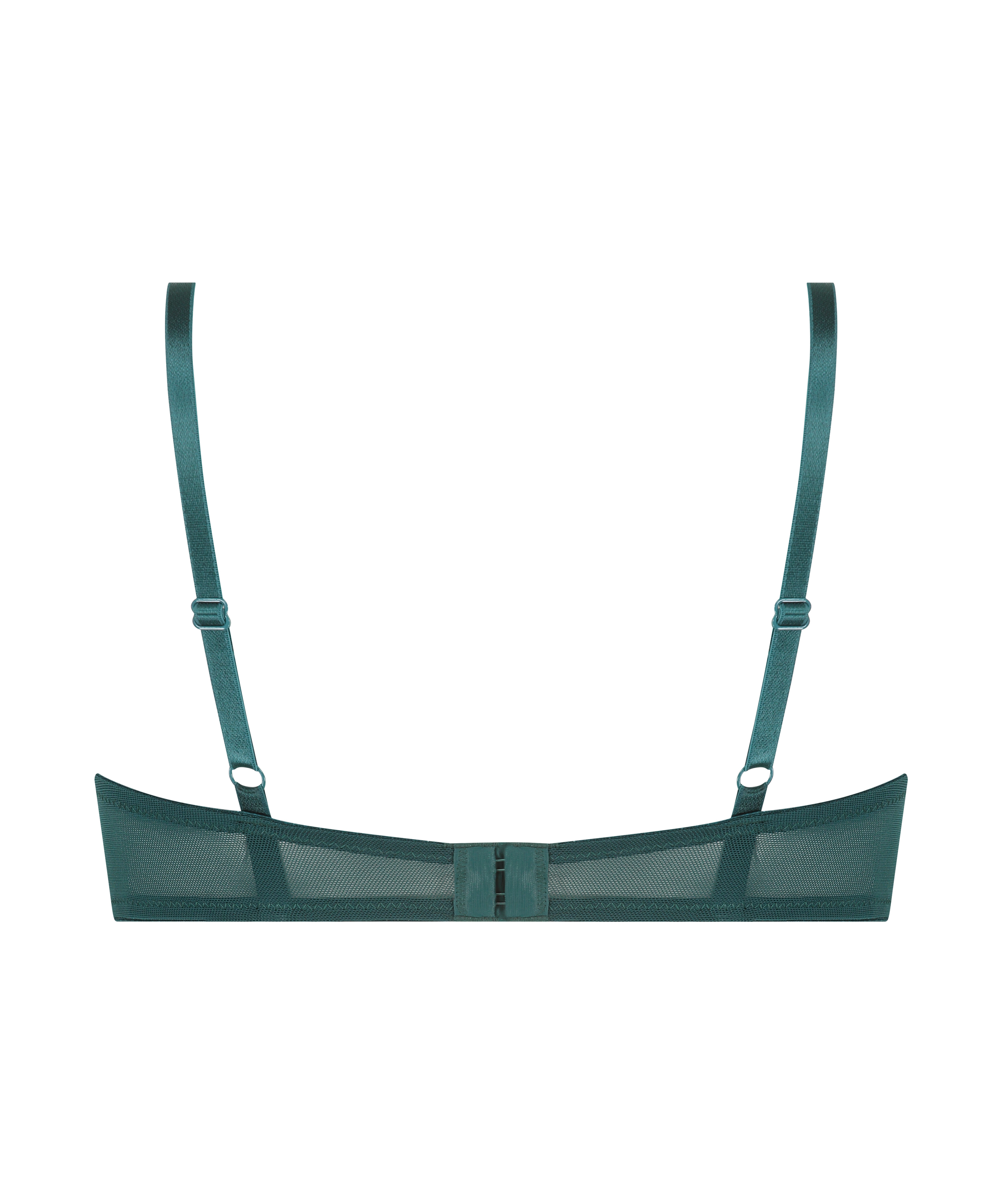 ﻿Biustonosz usztywniany z fiszbinami Emily, Zielony, main