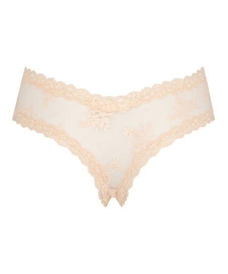 Brazyliany V-shape Mesh, Różowy