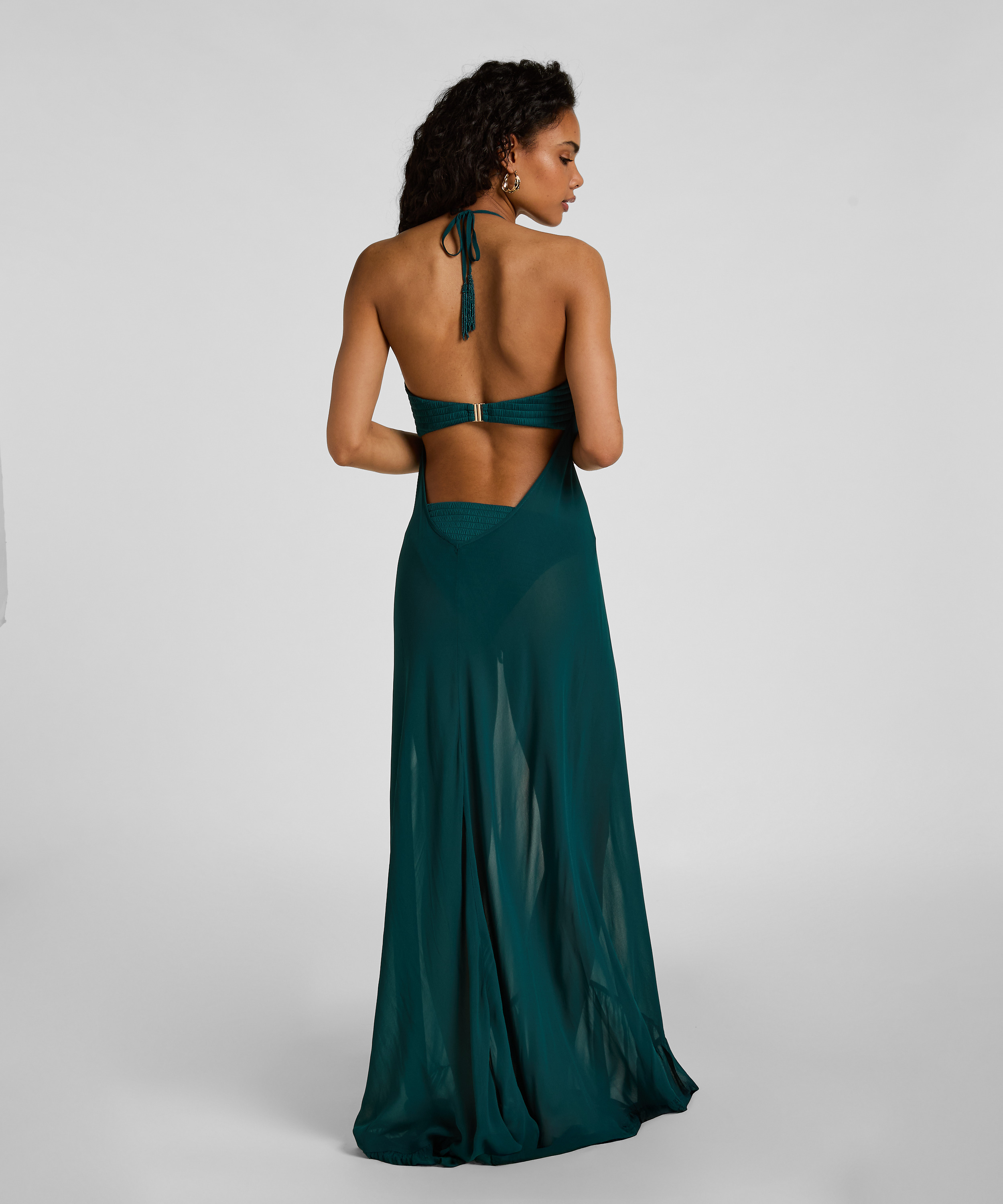 Sukienka Plażowa Glam, Zielony, main