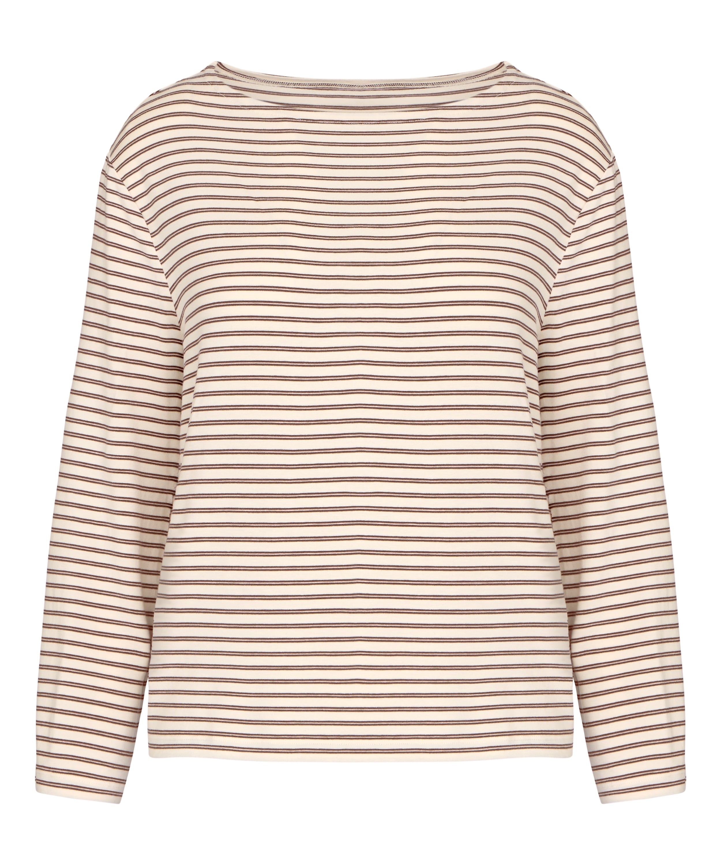 Pyjama Top Loose Jersey, Biały, main