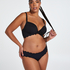 Majtki Bikini Rio Scallop, Czarny