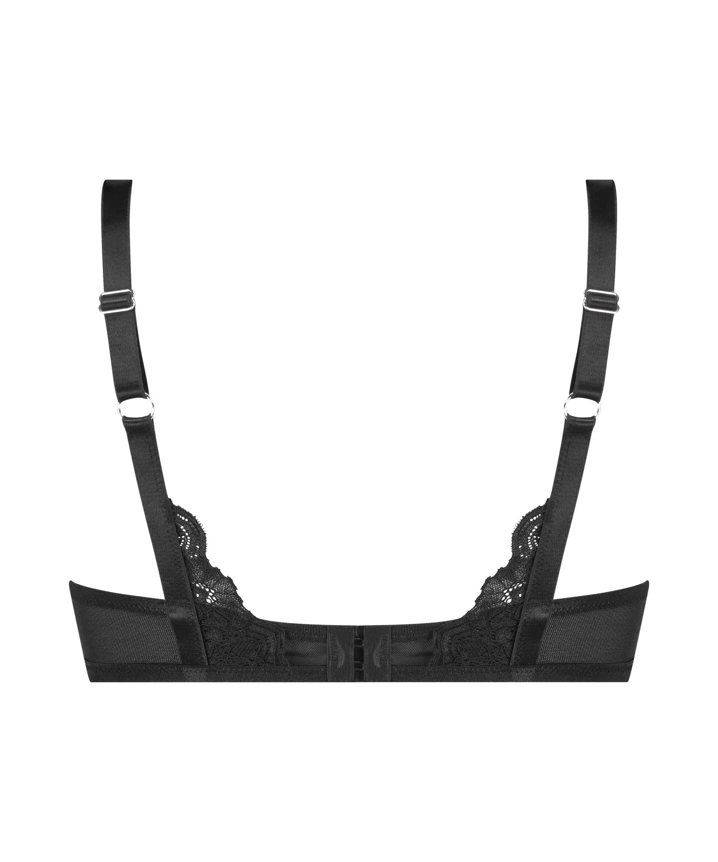 ﻿Biustonosz usztywniany z fiszbinami Sienna, Czarny, main