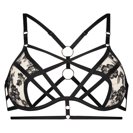 Dahlia Non-Padded Underwired Bra, Czarny