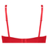 Usztywniony biustonosz push-up z fiszbinami Maya, Czerwony