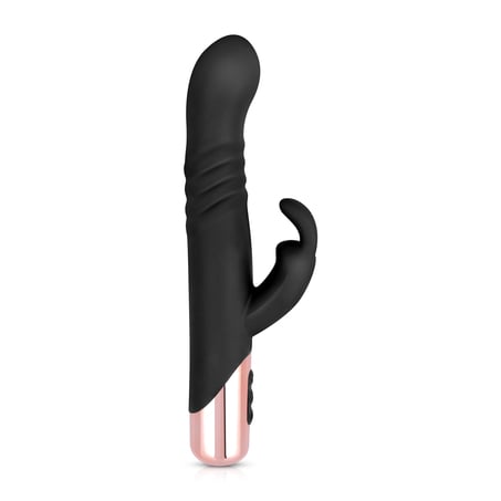 Wibrator Rabbit Rosy Gold, Czarny