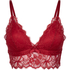Tr&oacute;jkątny biustonosz bralette Marianna, Czerwony