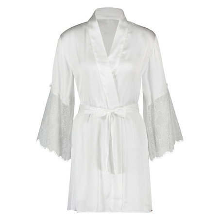 Kimono Satin Lily, Biały