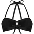 Luksusowy Top Bikini Bandeau z K&oacute;łkiem, Czarny