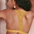 Marina Padded Triangle Bralette, Ż&oacute;łty