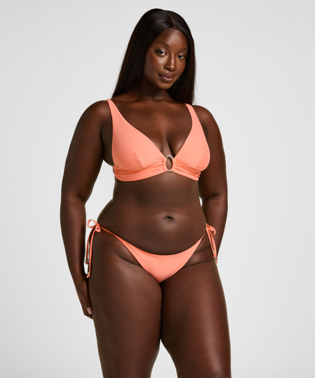 Triangle Bikini Top Luxe, Pomarańczowy