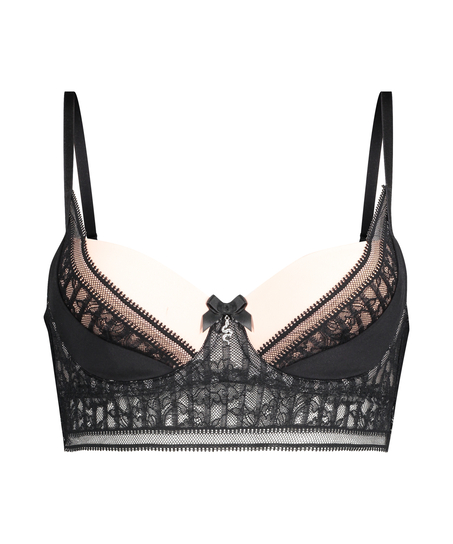 Evita padded underwired bra I AM Danielle, Czarny