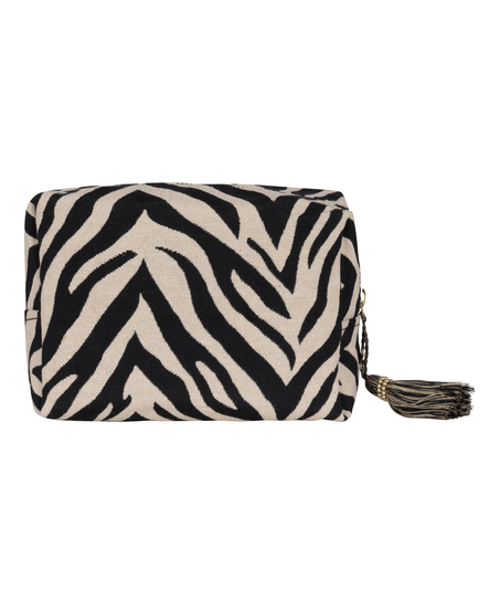 Kosmetyczka Zebra, Czarny