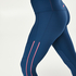 HKMX high-waist sports leggings, Niebieski