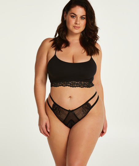 Stringi Curvy Maarya, Czarny