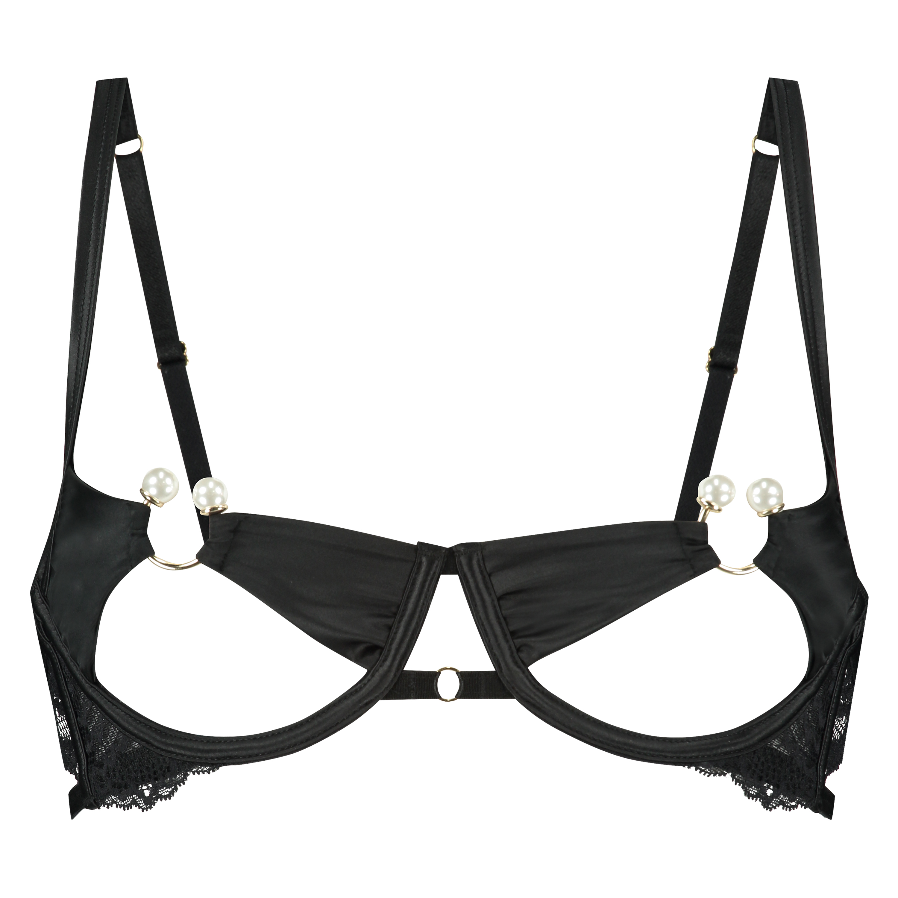 Angelica non-padded underwired bra, Czarny, main