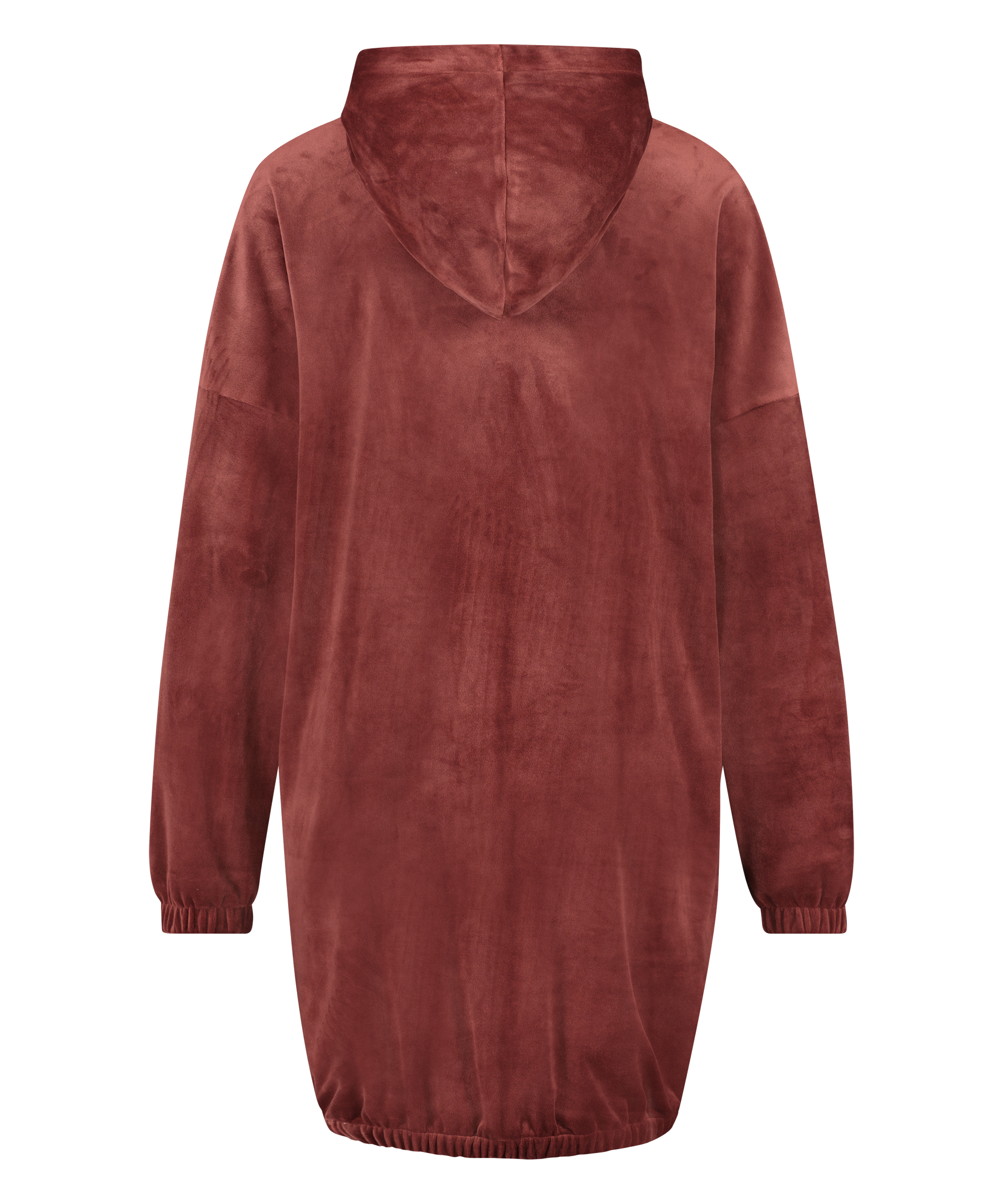 Aksamitna sukienka, Brązowy, main