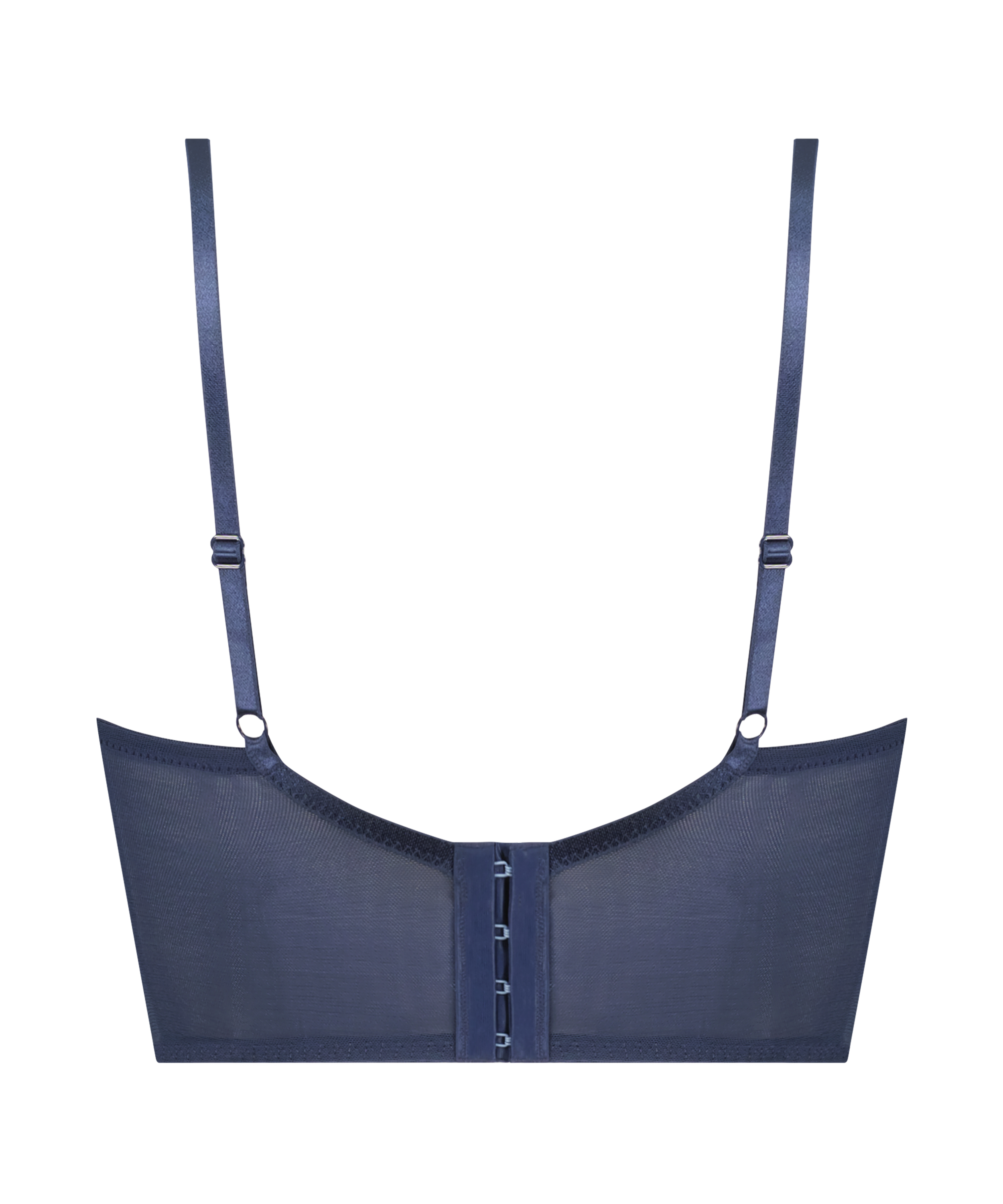 Usztywniany długi biustonosz z fiszbinami Kimberley, Niebieski, main