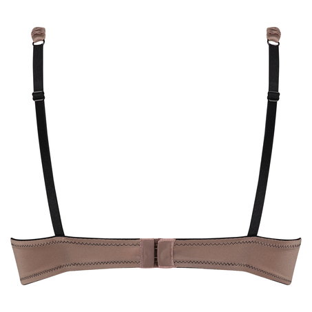 Padded underwired push-up bra Giselle, Brązowy