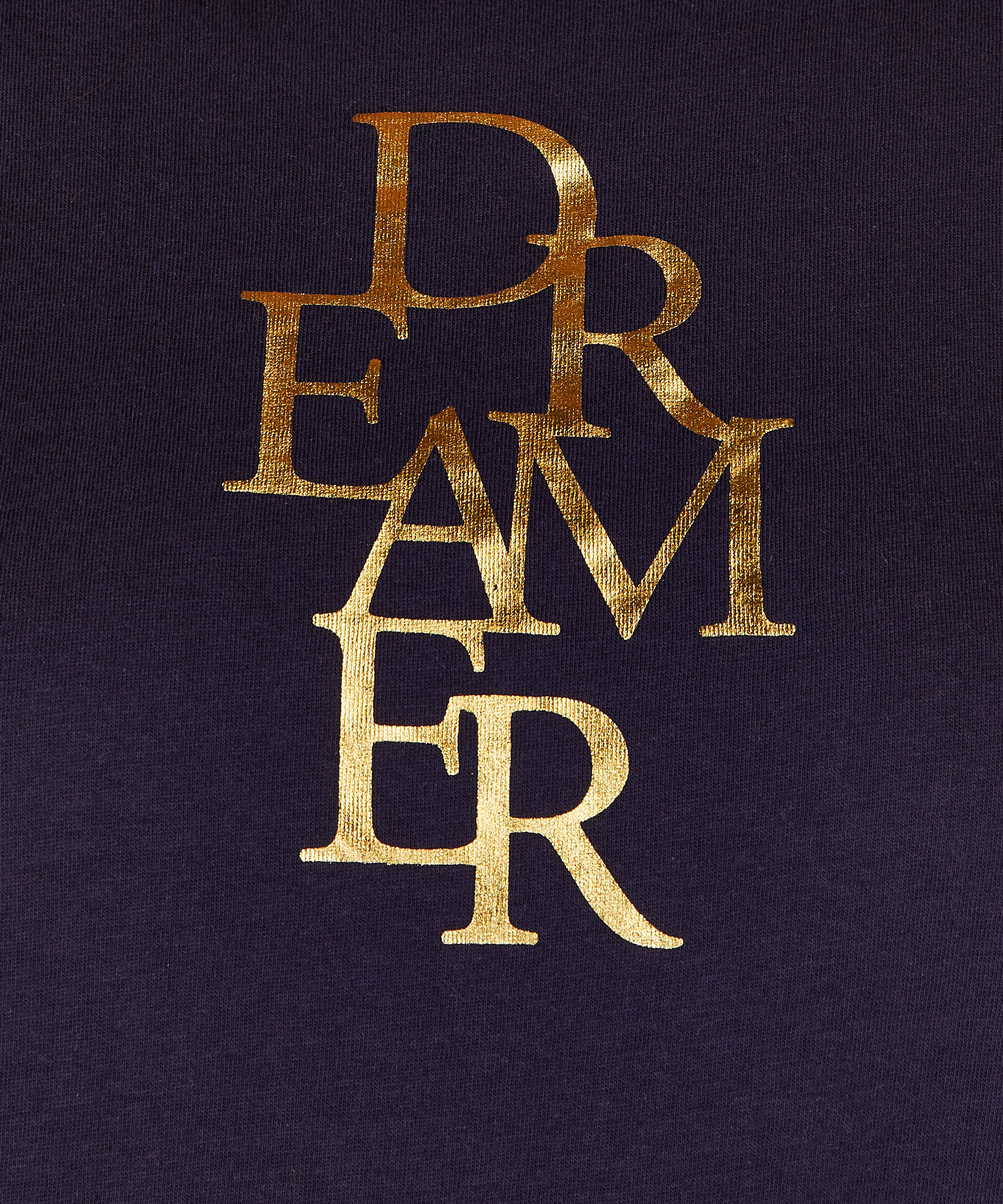 Koszula nocna z okrągłym dekoltem, Niebieski, main