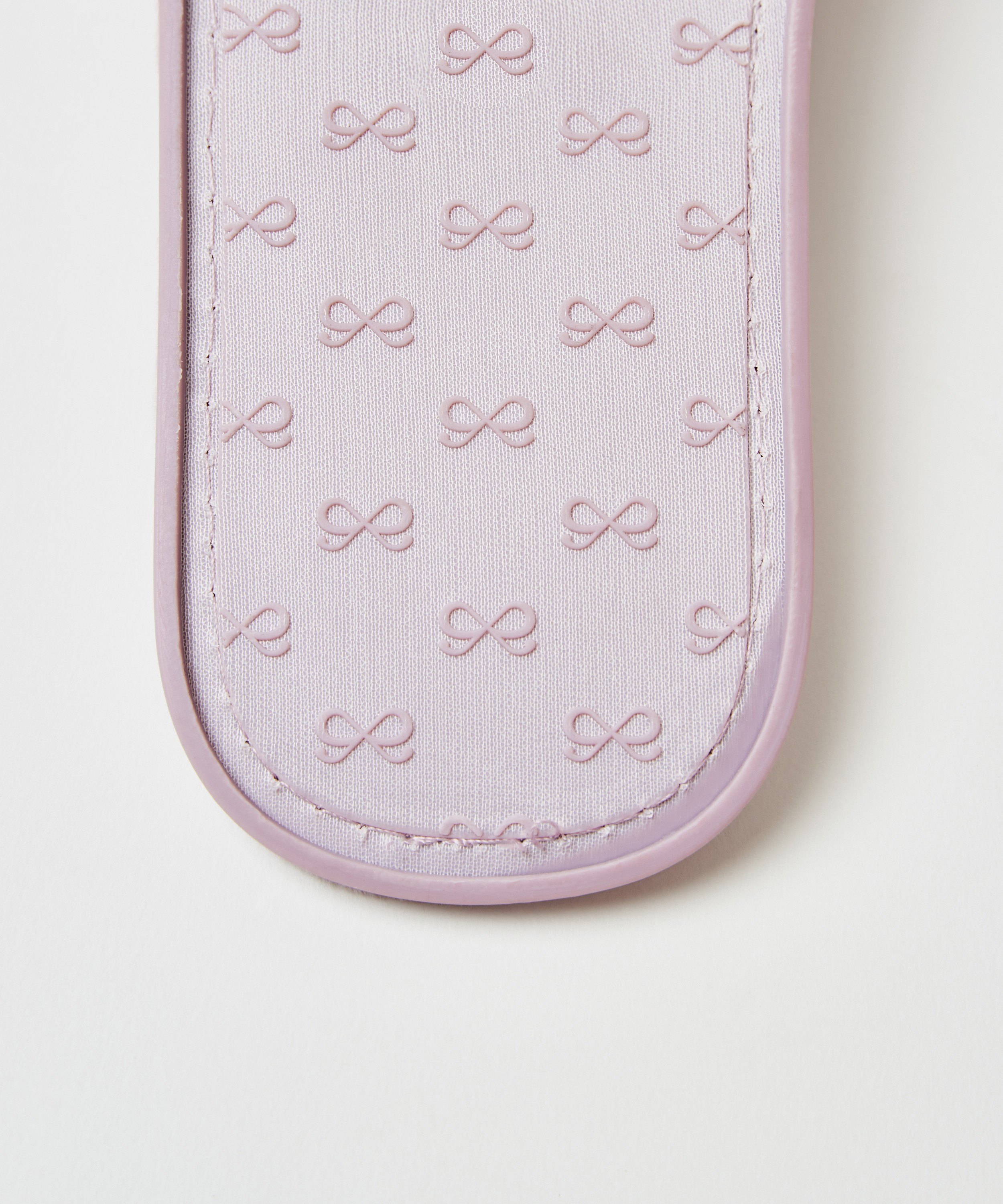 Welurowe klapki, Fioletowy, main