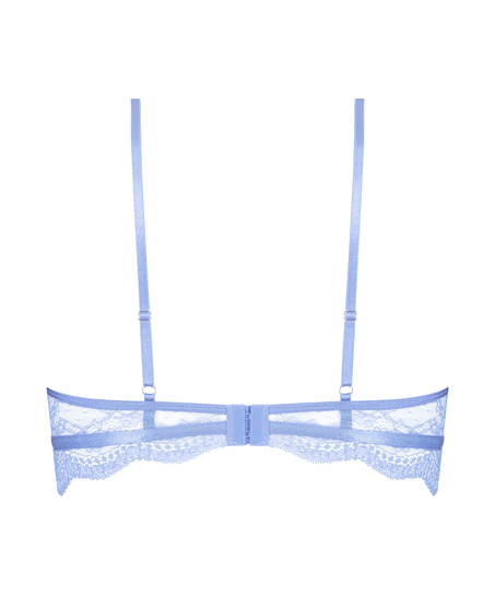 Nieusztywniany biustonosz z fiszbinami Isabelle, Fioletowy