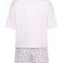 Zestaw Piżamowy Cotton Jersey Kr&oacute;tki, Fioletowy