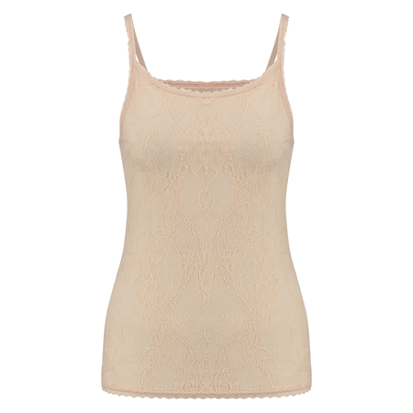 Tank top Lace, Beżowy
