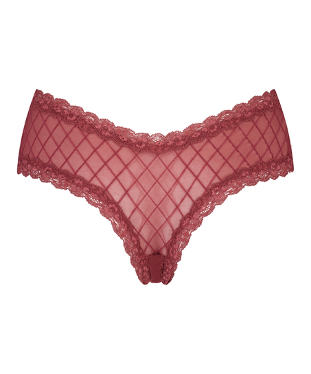 Brazyliany V-shape Mesh, Czerwony