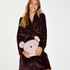 Cosy Bear Throw, Fioletowy