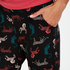 Petite Jersey pyjama pants, Czarny