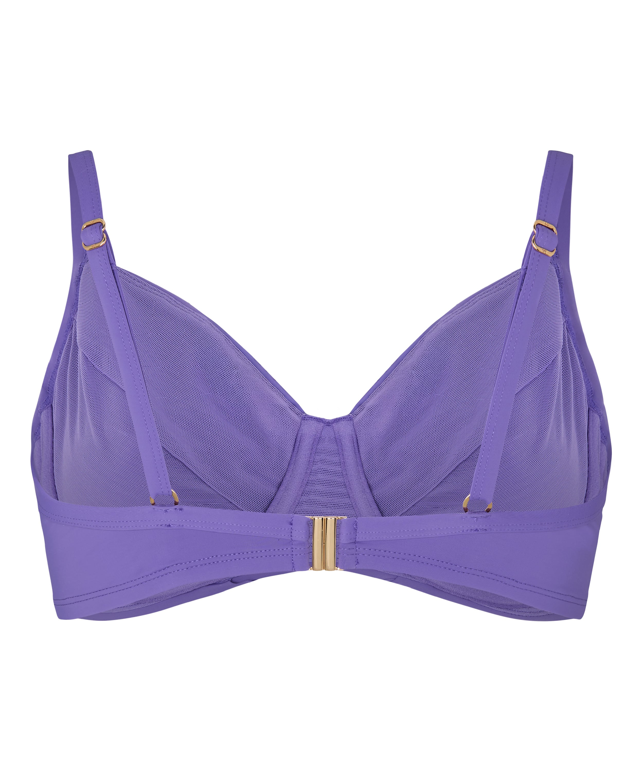 Biustonosz bikini z fiszbinami bez wyści&oacute;łki Luxe, Fioletowy, main