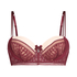 Kriss padded strapless underwired bra I AM Danielle, Czerwony
