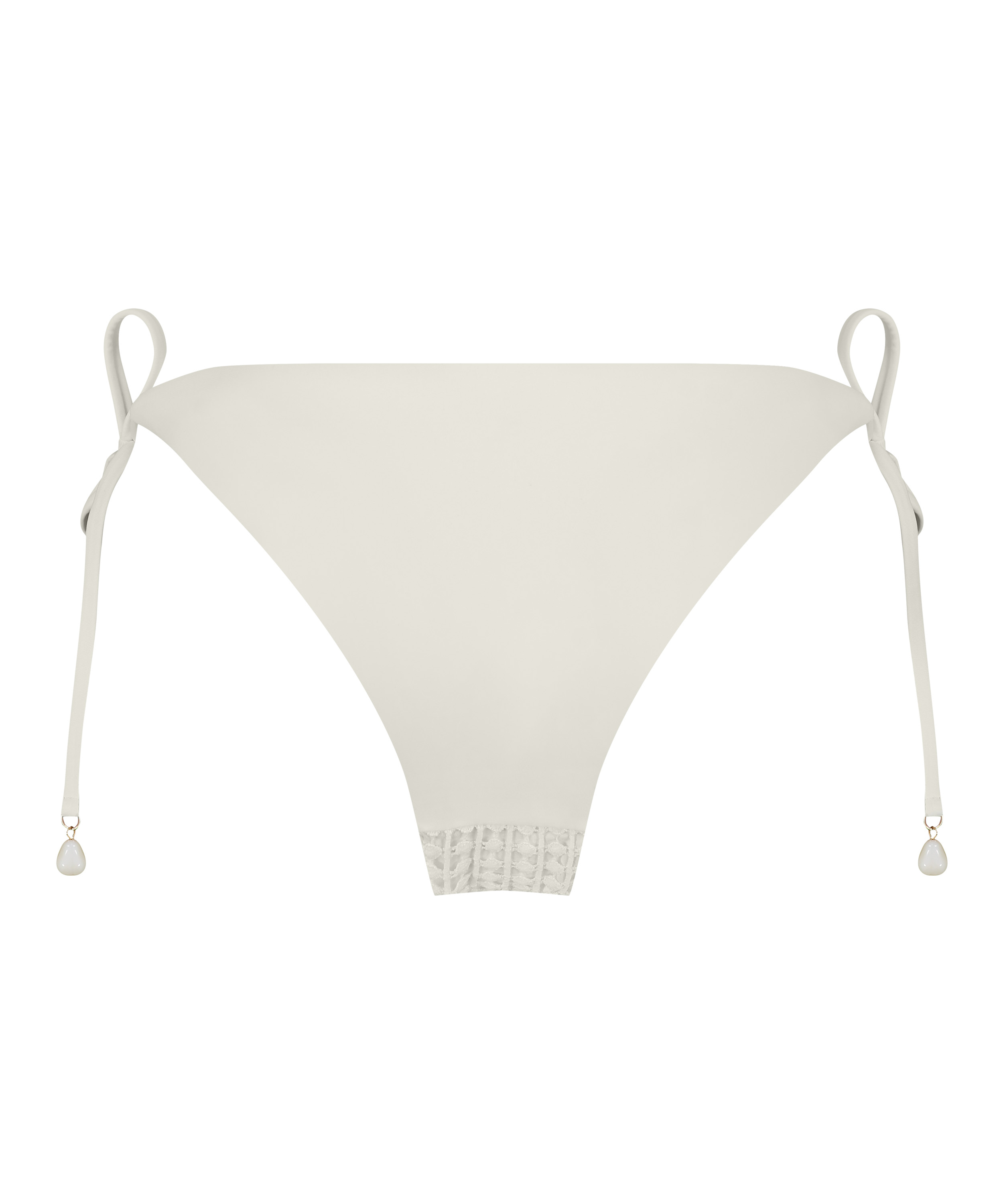 Majtki Bikini Cheeky Tanga Maui Crochet, Biały, main