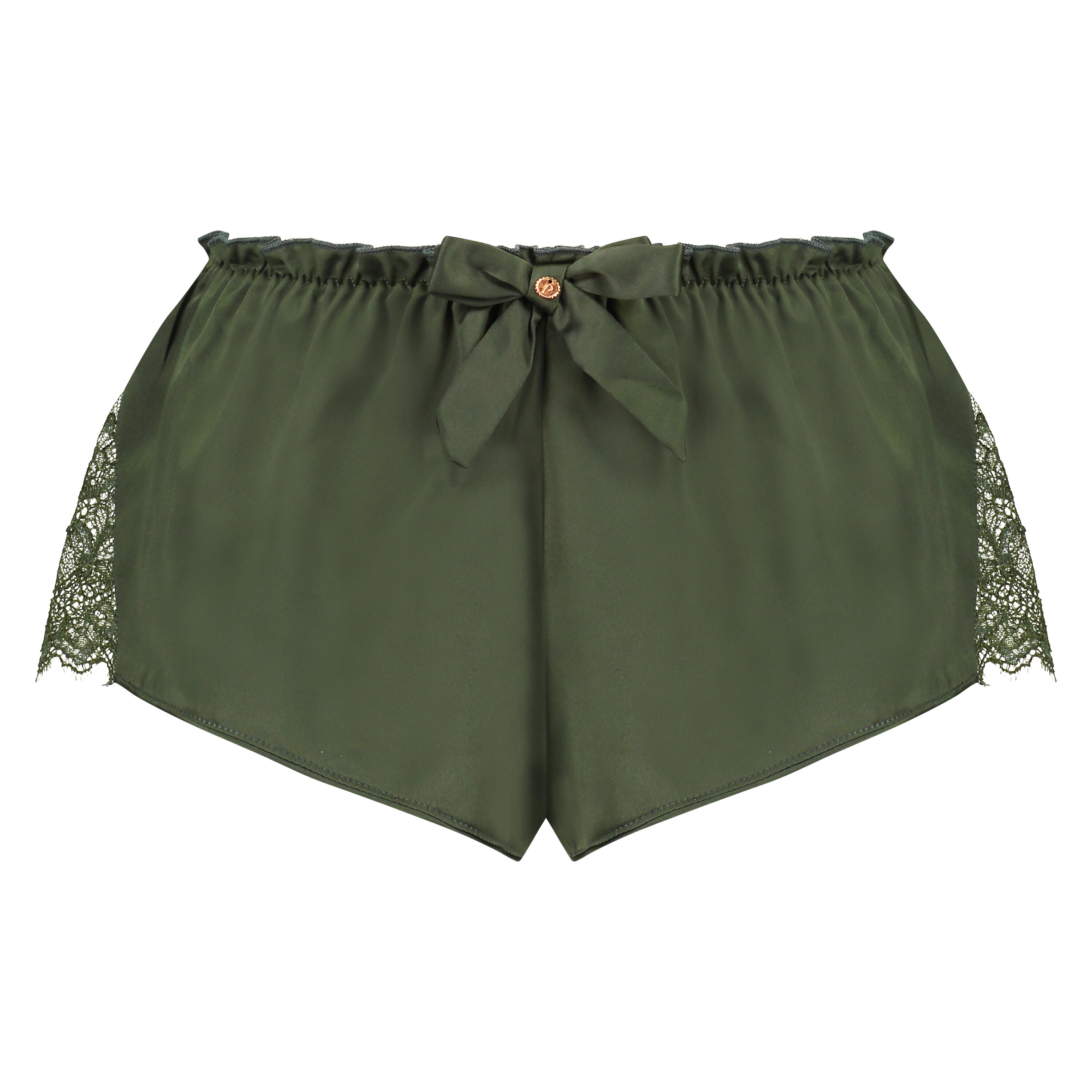 Blogger Pamela_rf Serendipity Satin Shorts, Zielony