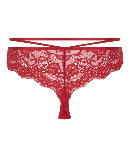 Majtki brazylijskie Joy Fancy Mini, Czerwony
