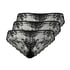 Brazyliany Lace Back, Czarny