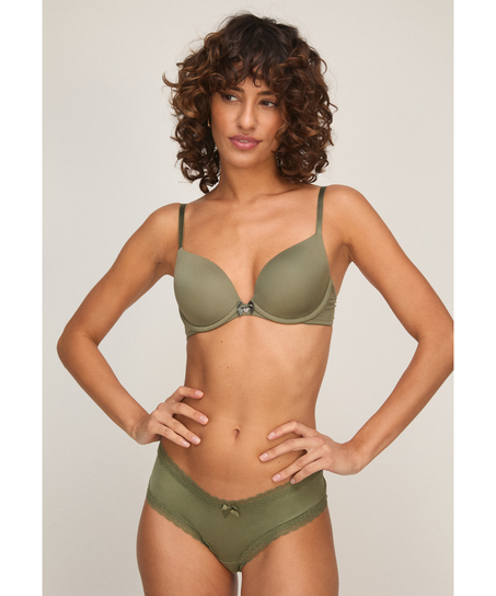 Demi Padded Underwired Bra, Zielony