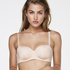 Naomi Padded Underwired Strapless Bra, Beżowy