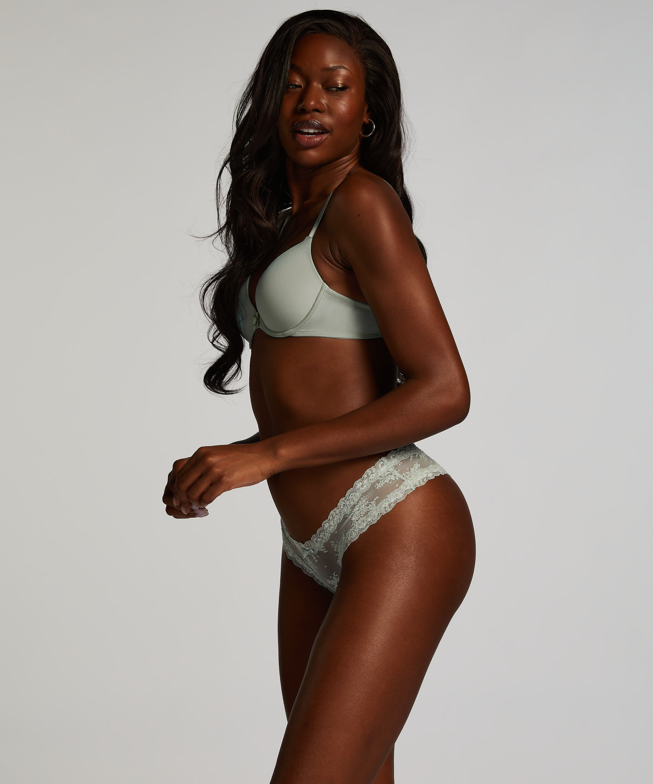 Brazyliany V-shape Mesh, Zielony