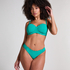 Majtki Bikini Rio Scallop, Zielony
