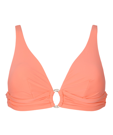Triangle Bikini Top Luxe, Pomarańczowy