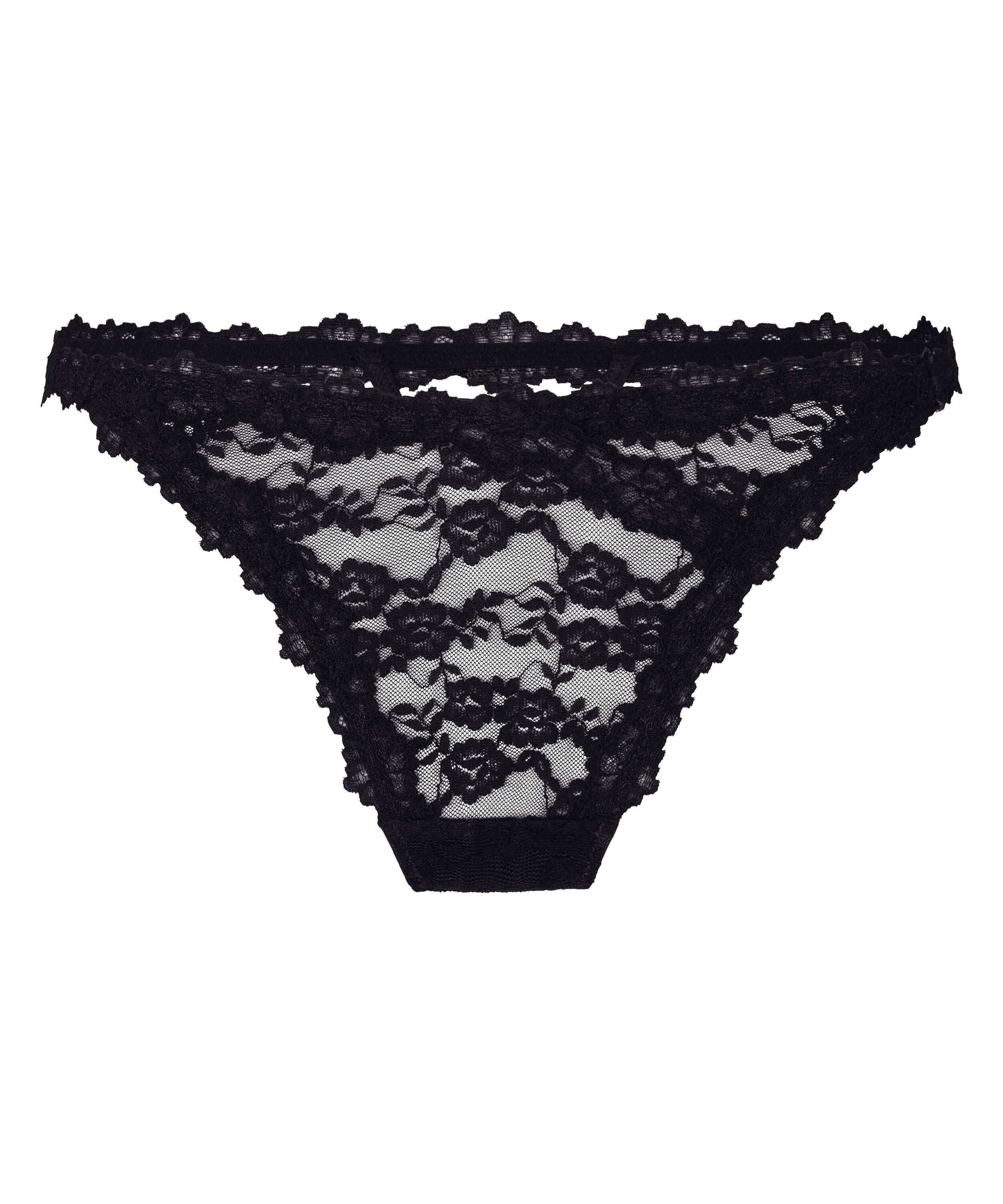 Stringi z Wysokim Wycięciem Aveline, Czarny