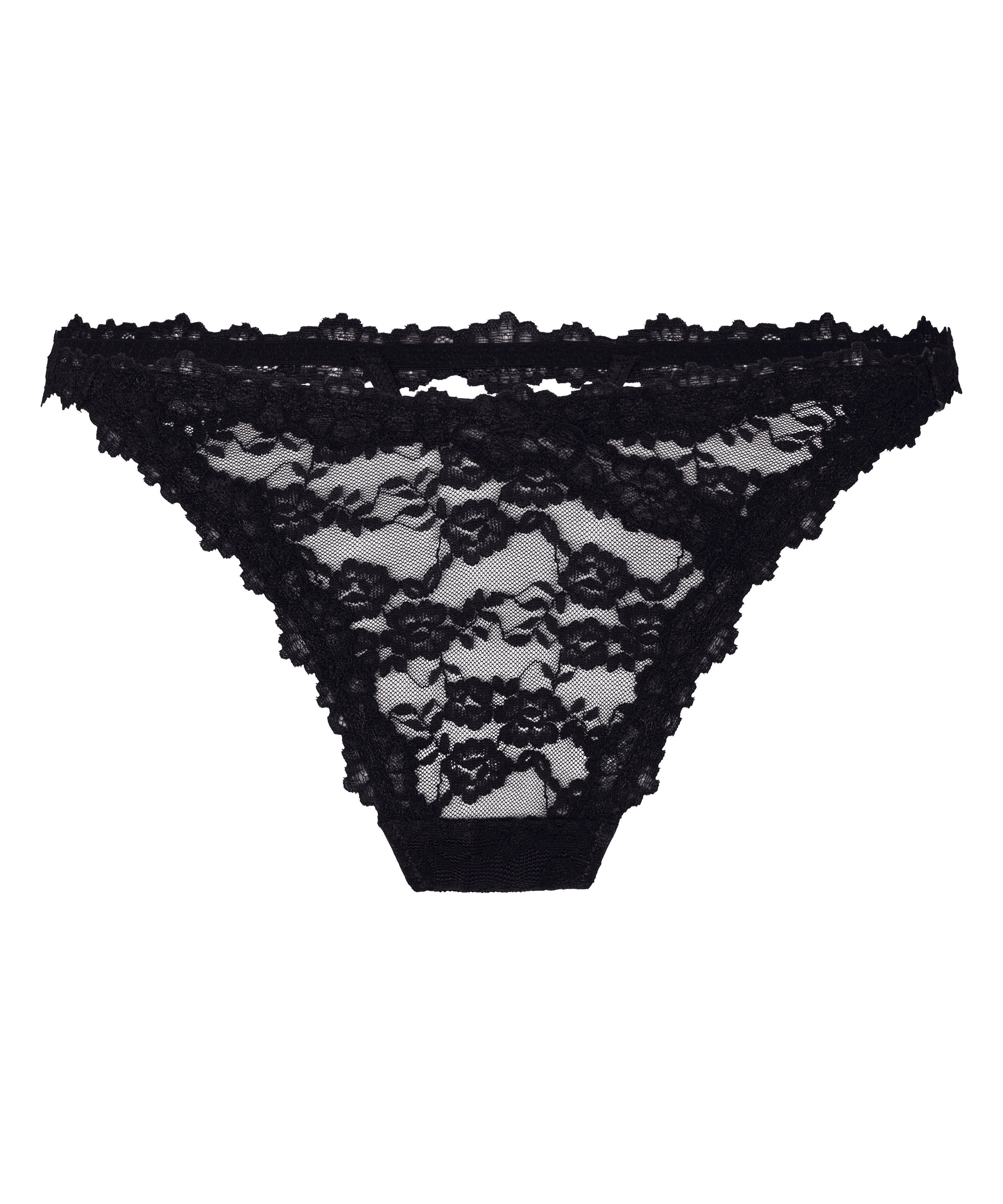 Stringi z Wysokim Wycięciem Aveline, Czarny, main