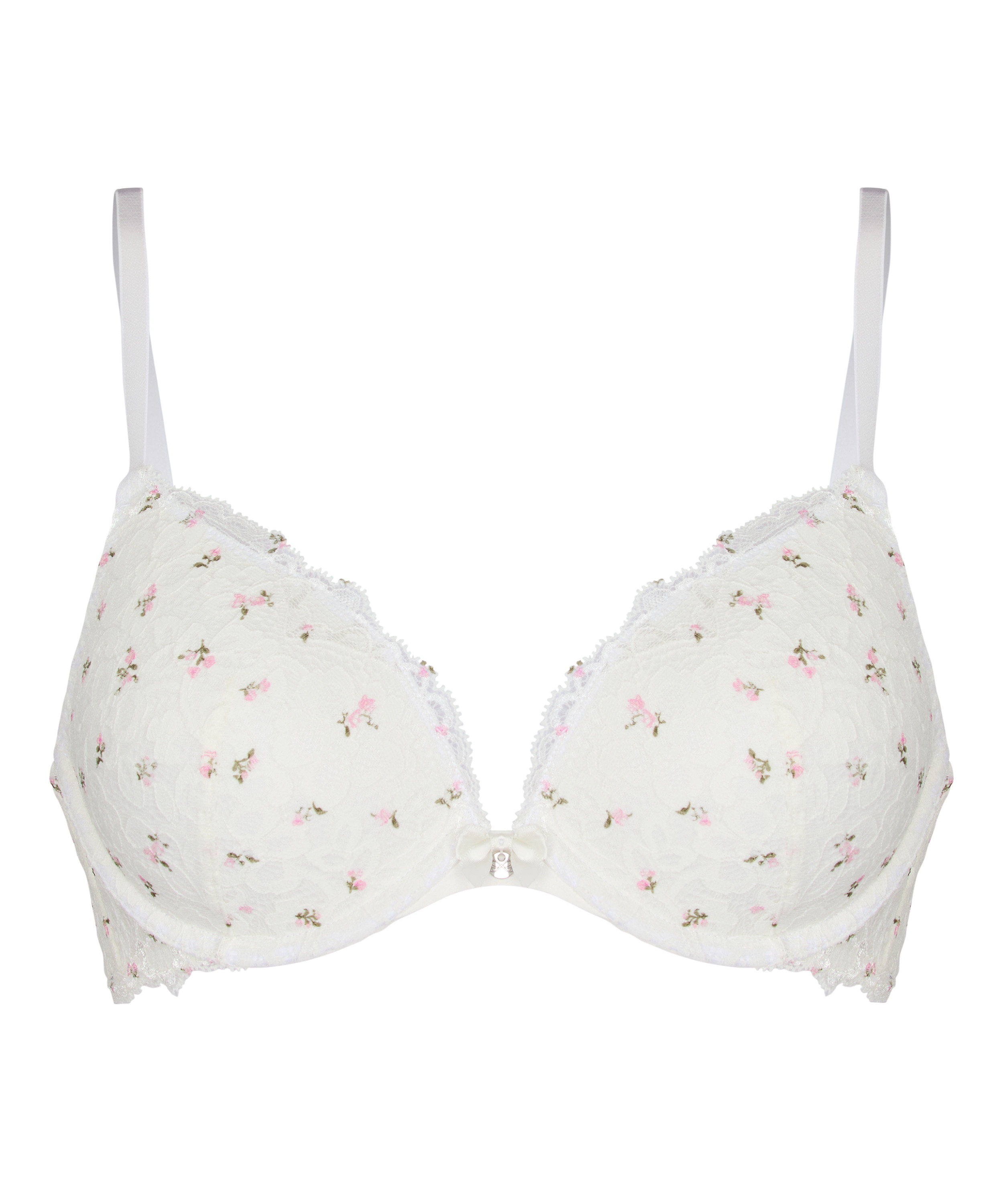 Wyściełany biustonosz push-up z fiszbinami Marine, Biały, main