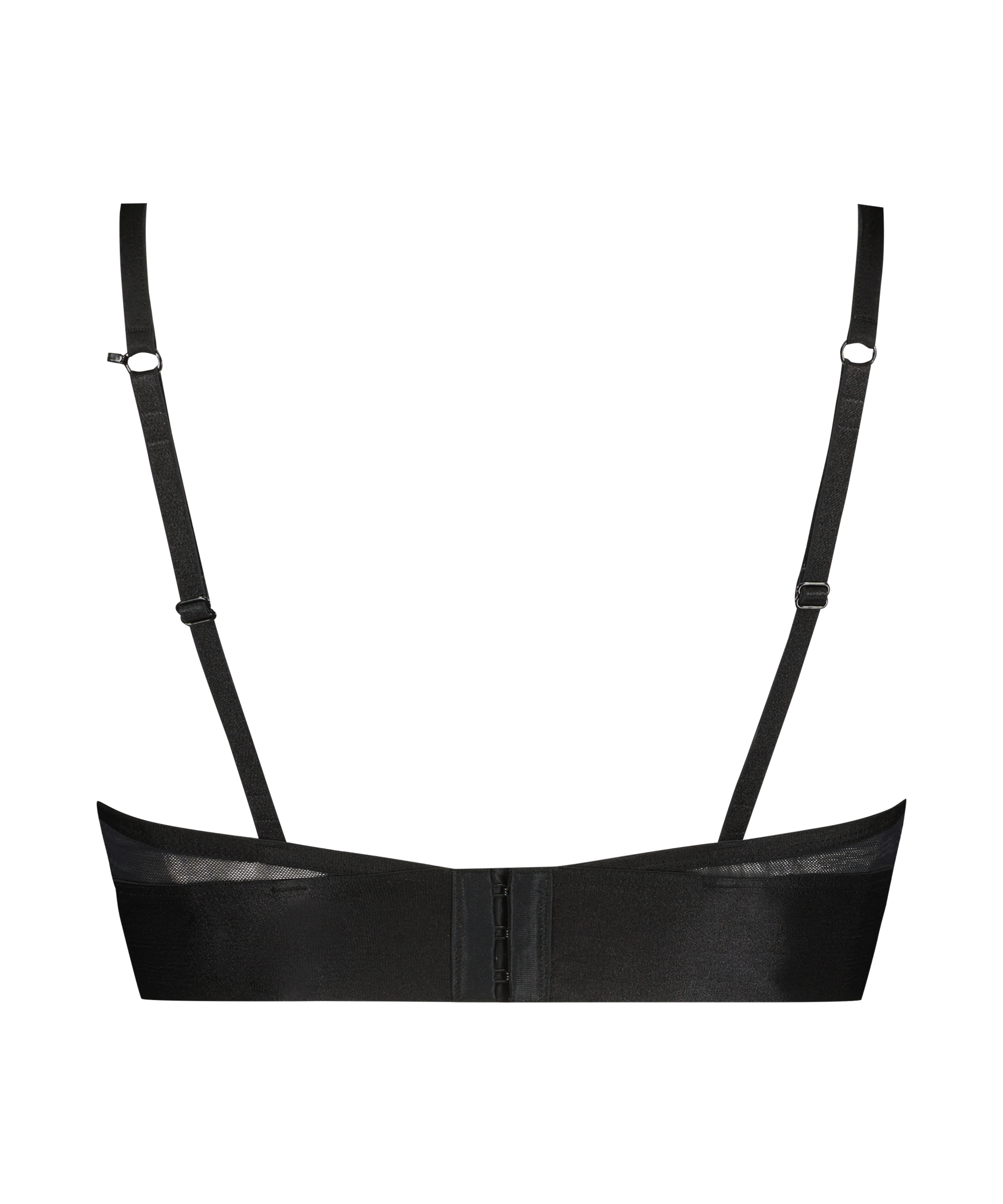 Siateczkowy biustonosz bralette Flexing, Czarny, main