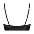 Siateczkowy biustonosz bralette Flexing, Czarny