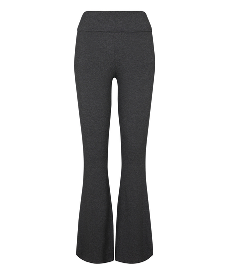 Flared Lounge Pants, Szary