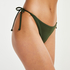 Szorty stringi od bikini Luxe, Zielony