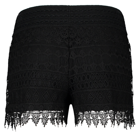 Crochetta Shorts, Czarny