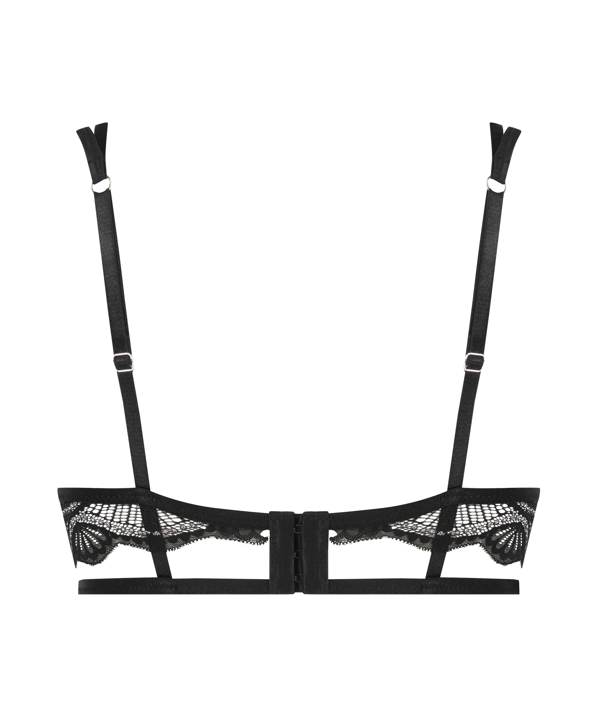 Nieusztywniany biustonosz z fiszbinami Lyra, Czarny, main